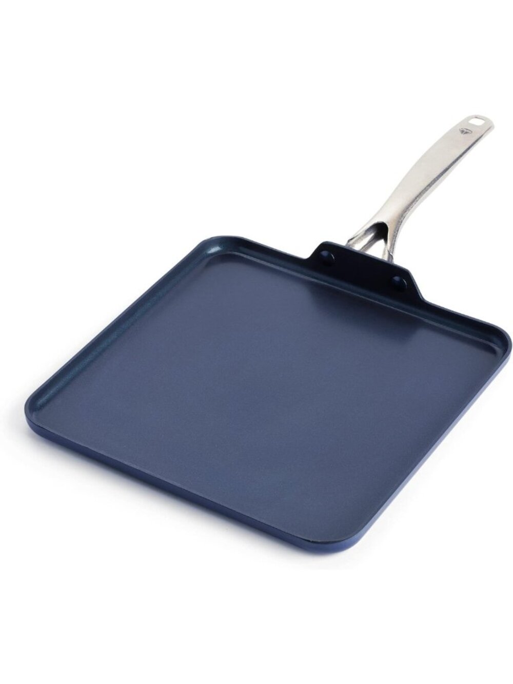 11" Nonstick Square Griddle Pan - PFAS-Free Ceramic, Dishwasher Safe, Durable